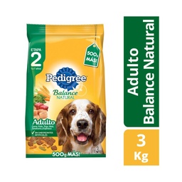 Alimento para Perros Pedigree Balance Natural 3 kg. Adultos