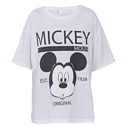 Remera Manga Corta con Estampa Mickey