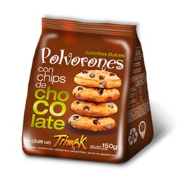 Galletitas Trimak Polvorón con Chips de Chocolate 150 g.