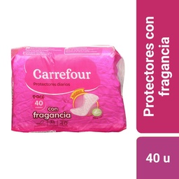 Protectores Diarios Carrefour con Fragancia 40 u.