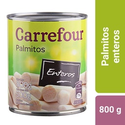 Palmitos Enteros Carrefour 800 g.