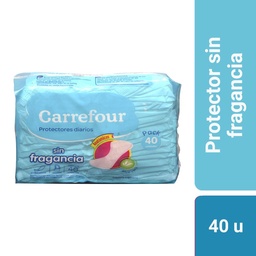 Protectores Diarios Carrefour Sin Alas 40 u.