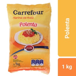 Polenta Carrefour Bolsa 1 kg.