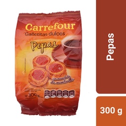 Galletitas Pepas Carrefour Classic 300 g.