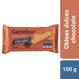 Obleas Carrefour Chocolate 100 g.