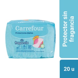 Protectores Diarios Carrefour Anatómicos 20 u.