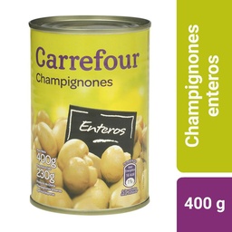 Champignones Enteros Carrefour Classic 400 g.