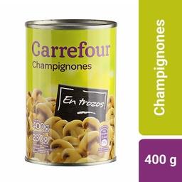 Champignones en Trozos Carrefour Classic 400 g.