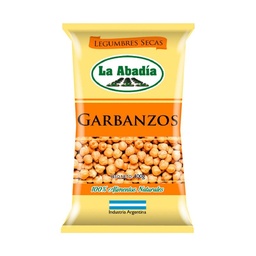 Garbanzos La Abadía Bolsa 400 g.