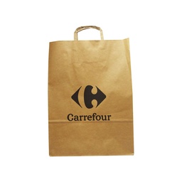 Bolsa de Regalo Carrefour Kraft Marrón 30X12x41 cm