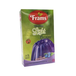 Gelatina Frams Sin Tacc Arándanos Light 26 g.