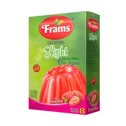 Gelatina Frams Sin Tacc Frutilla Light 26 g.