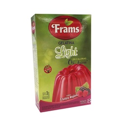 Gelatina Frams Sin Tacc Frutos Rojos Light 26 g.