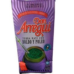 Yerba con Poleo Arregui 500 g.