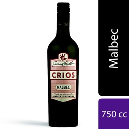 Vino Tinto Malbec Crios 750 cc.
