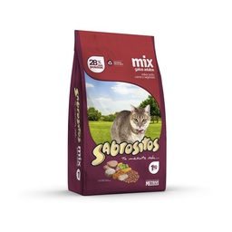 Alimento Gatos Sabrositos Mix P/v/c 1 kg.