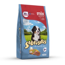 Alimento Perros Sabrositos Cachorro Carne, Pollo y Vegetales 8 kg