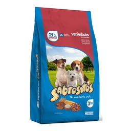 Alimento Adulto Sabrositos Variedades 3 kg