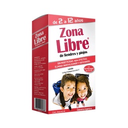 Piojicida Zona Libre Rojo Loción + Shampo 60 cc.