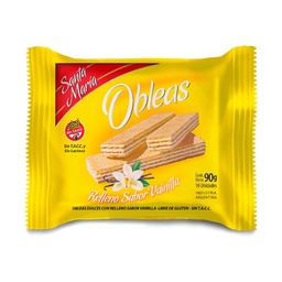 Obleas Santa María Sin Tacc Vainilla 90 g.