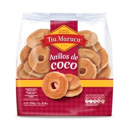 Galletitas Tí­a Maruca Anillos Coco 250 g.