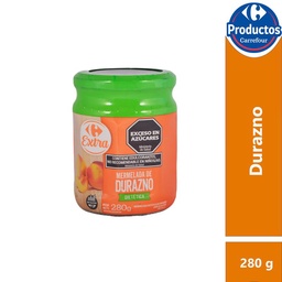 Mermelada Light Carrefour Extra de Durazno 280 g.