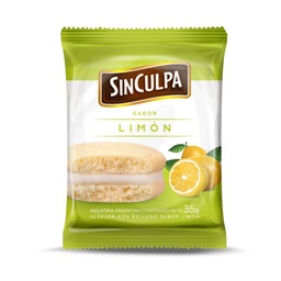 Alfajor Sin Culpa Relleno Limón 35 g.