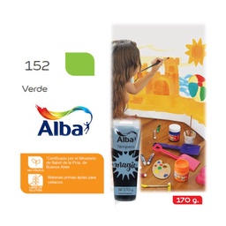 Tempera Albamagic Max Verde 170 g.