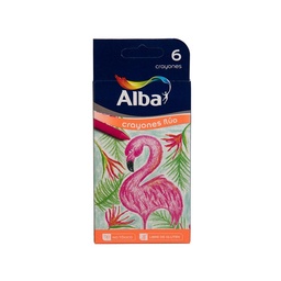 Crayones Fantasy Alba Fluo x 5 uni