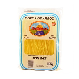 Fideos Soyarroz Sin Tacc Arroz con Maíz 300 g.