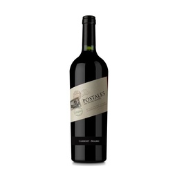 Vino Tinto Cabernet Malbec Postales 750 cc.