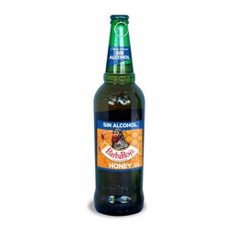 Cerveza Sin Alcohol Honey Barbaroja Porron 330 cc.