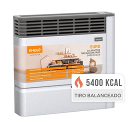 Calefactor Tiro Balanceado Emegé 5400 Kcal/h Euro