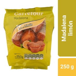 Madalenas Carrefour Classic Limón 250 g.