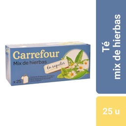 Té de Hierbas en Saquitos Carrefour 25 u.