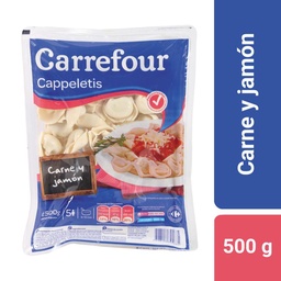 Capelletti Carrefour Classic Carne y Jamón 500 g.