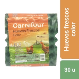 Huevos Color Carrefour 30 u.