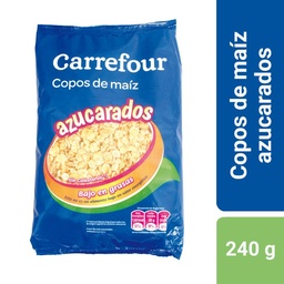 Copos de Maíz Azucarados Carrefour 240 g.