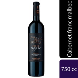 Vino Tinto Fuego Negro Blend Cabernet Fr Malbec 750 cc.