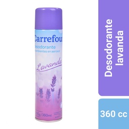 Desodorante de Ambiente Carrefour Essential Lavanda 360 cc.