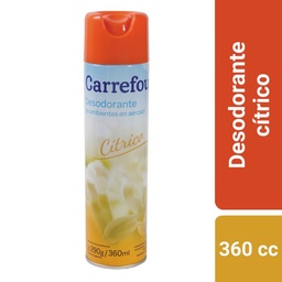 Desodorante de Ambiente Carrefour Essential Cítrico 360 cc.