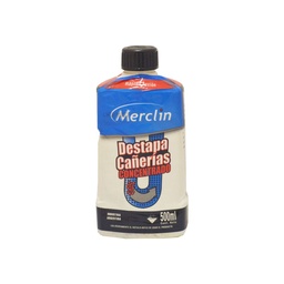 Destapa Cañerias Merclin Concentrado 500 ml