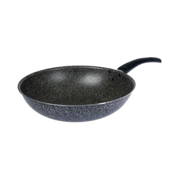 Wok Carrefour Pedra Gris 28 cm