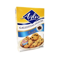 Galletitas Aglu Vainilla con Gotitas de Chocolate 180 g. Sin Tacc