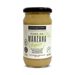 Puré de Manzana Orgánica Pampagourmet en Frasco 340 g.