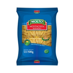 Fideos Mostacholes Rayado Molto 500 g.