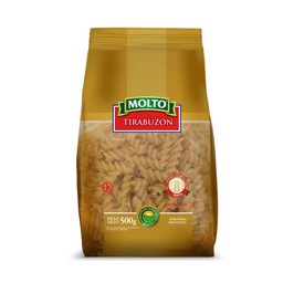 Fideos Tirabuzón Integrales Molto 500 g.