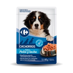 Alimento para Perros Carrefour 85 g. Cachorros Pollo y Leche