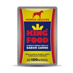 Alimento para Perros Kingfood 100 g. Adultos Carne