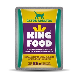 Alimento para Gatos Kingfood 85 g. Frutos Del Mar